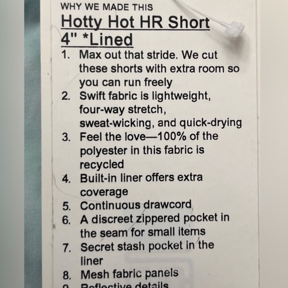 🍋NWT Lululemon High Rise Hottie Hot 4" Shorts - Picture 6 of 7